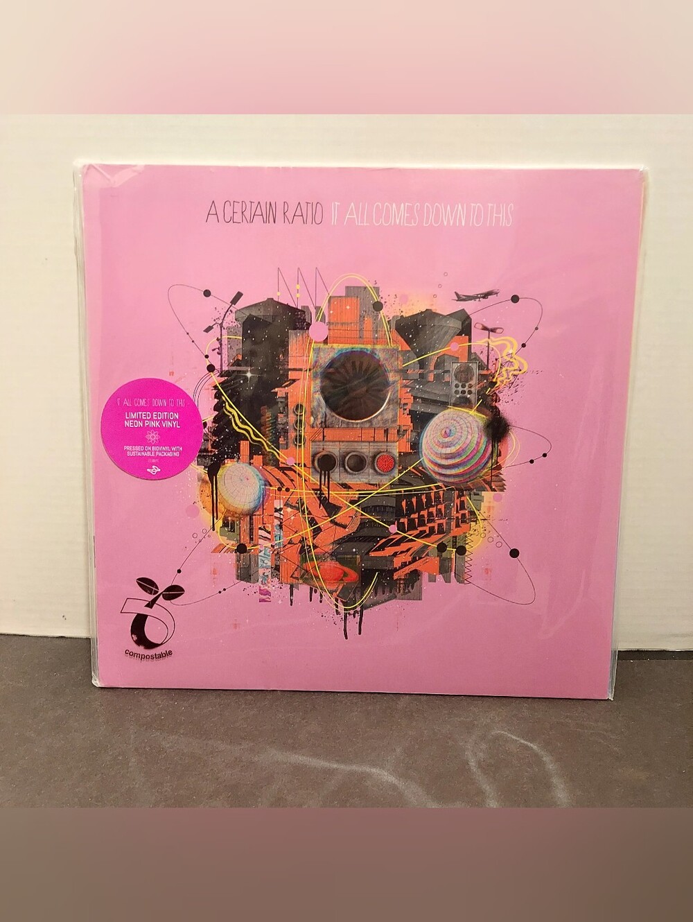 A Certain Ratio It All Comes Down To This Limited Edition Neon Pink Vinyl Record